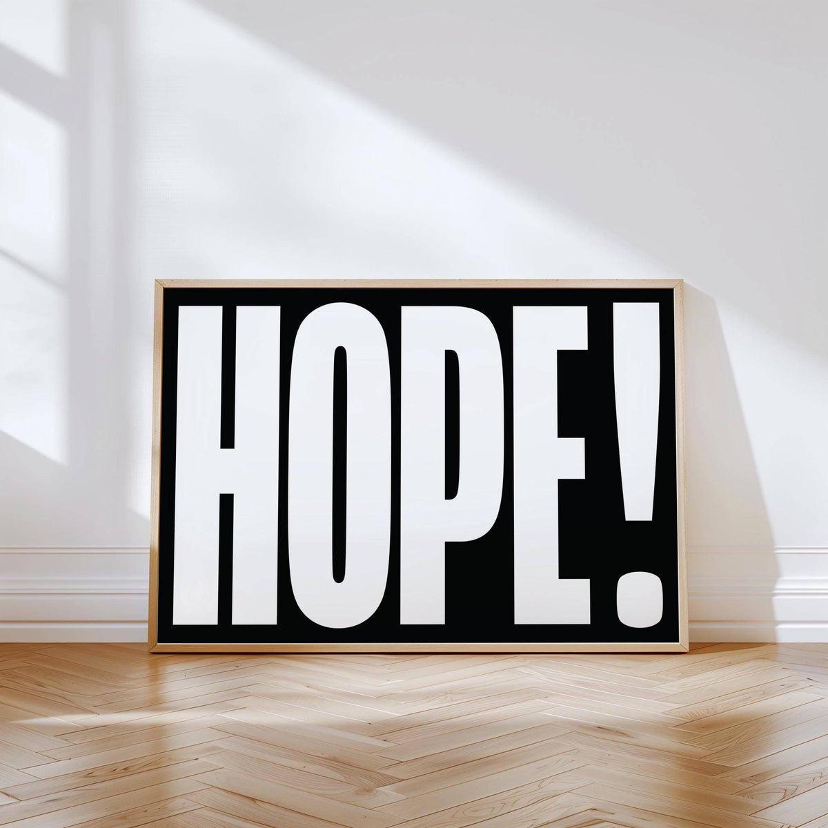 Framed inspirational artwork for creative workspaces