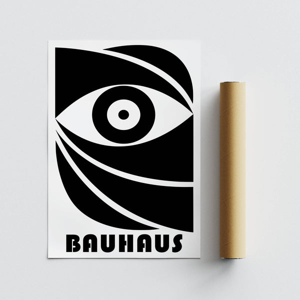 High-quality black eye poster on matte paper