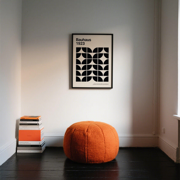 Modern wall art print using bold shapes, perfect for mid century art prints collection.