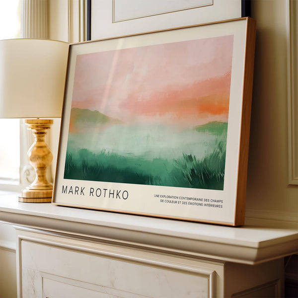 Abstract pastel colored wall art ideal for living room decor