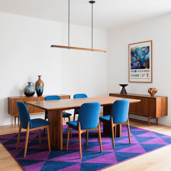 Decorative marine art poster from Kusama fish artwork prints series