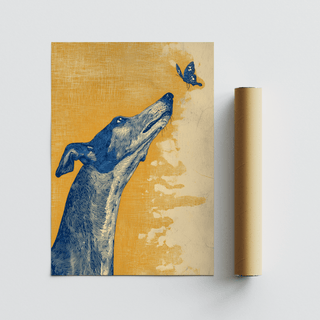 Greyhound Wall Art perfect for modern living room wall art