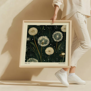 Modern square wall art inspired by nature and abstract minimalism