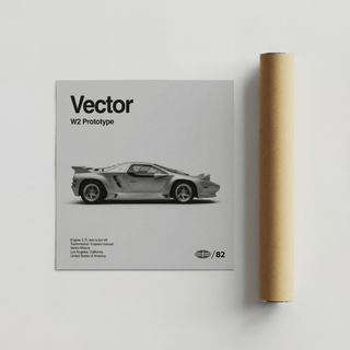 Modern Vector Prototype W2 Print with Gray, Black details for lounge decor
