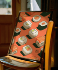Sushi Wall Poster featuring White and Black for restaurant wall print