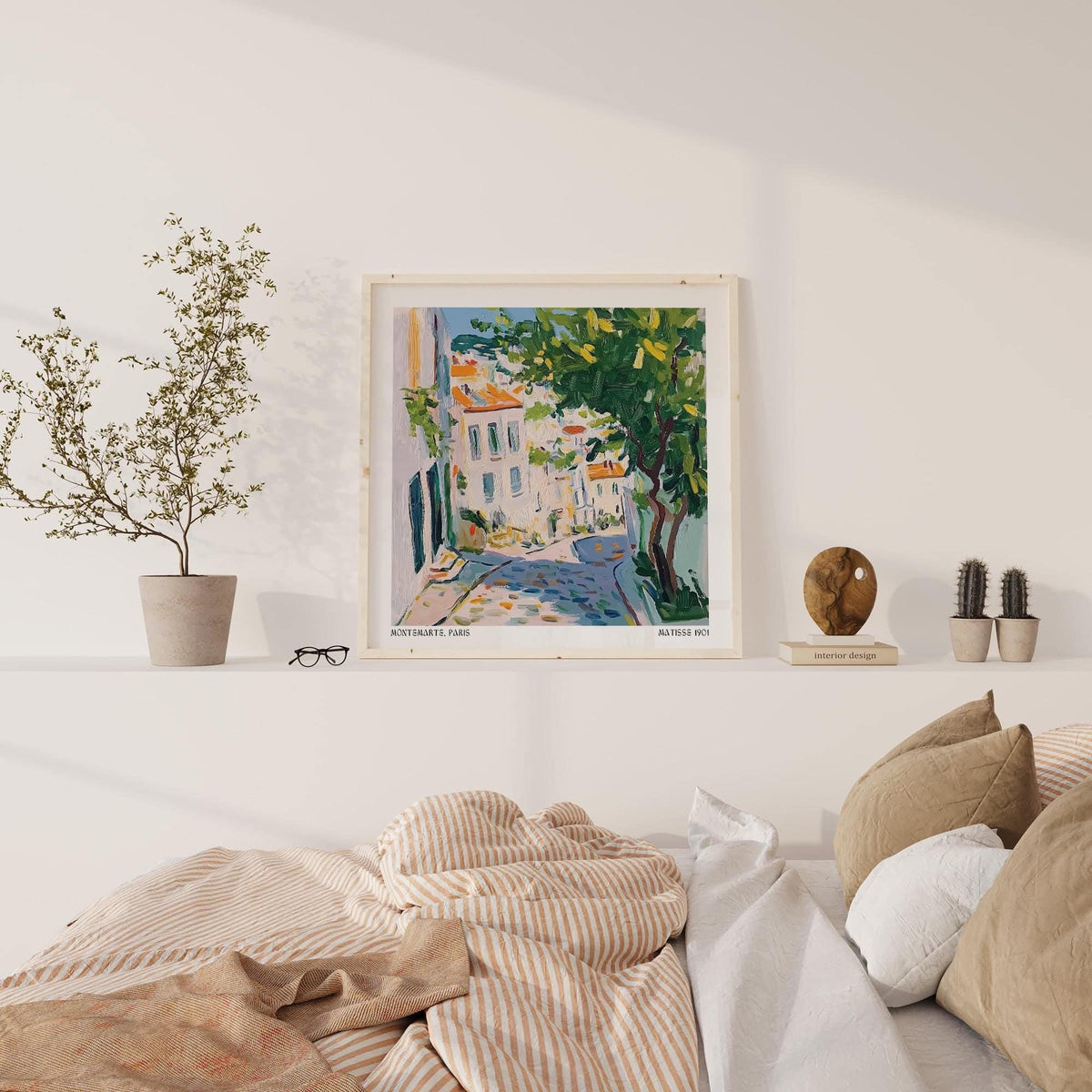Artist-style French street scene captured in vivid French Artwork Prints.