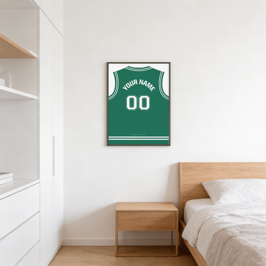 Boston Celtics Jersey Poster