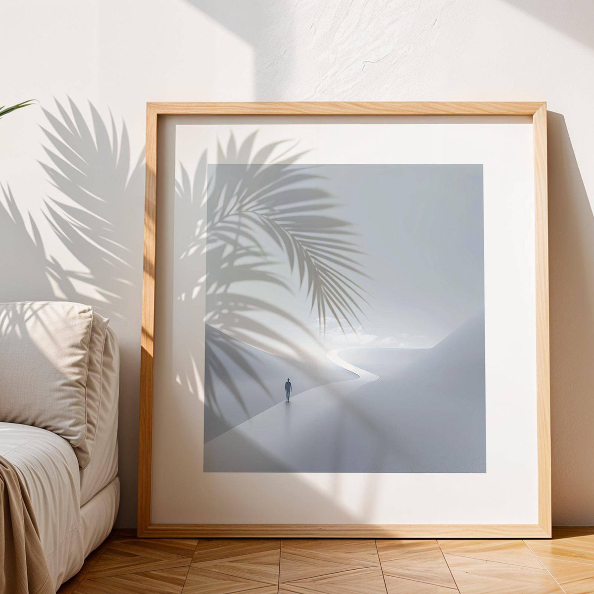 Inspiring gray and white wall art for bedrooms or quiet spaces