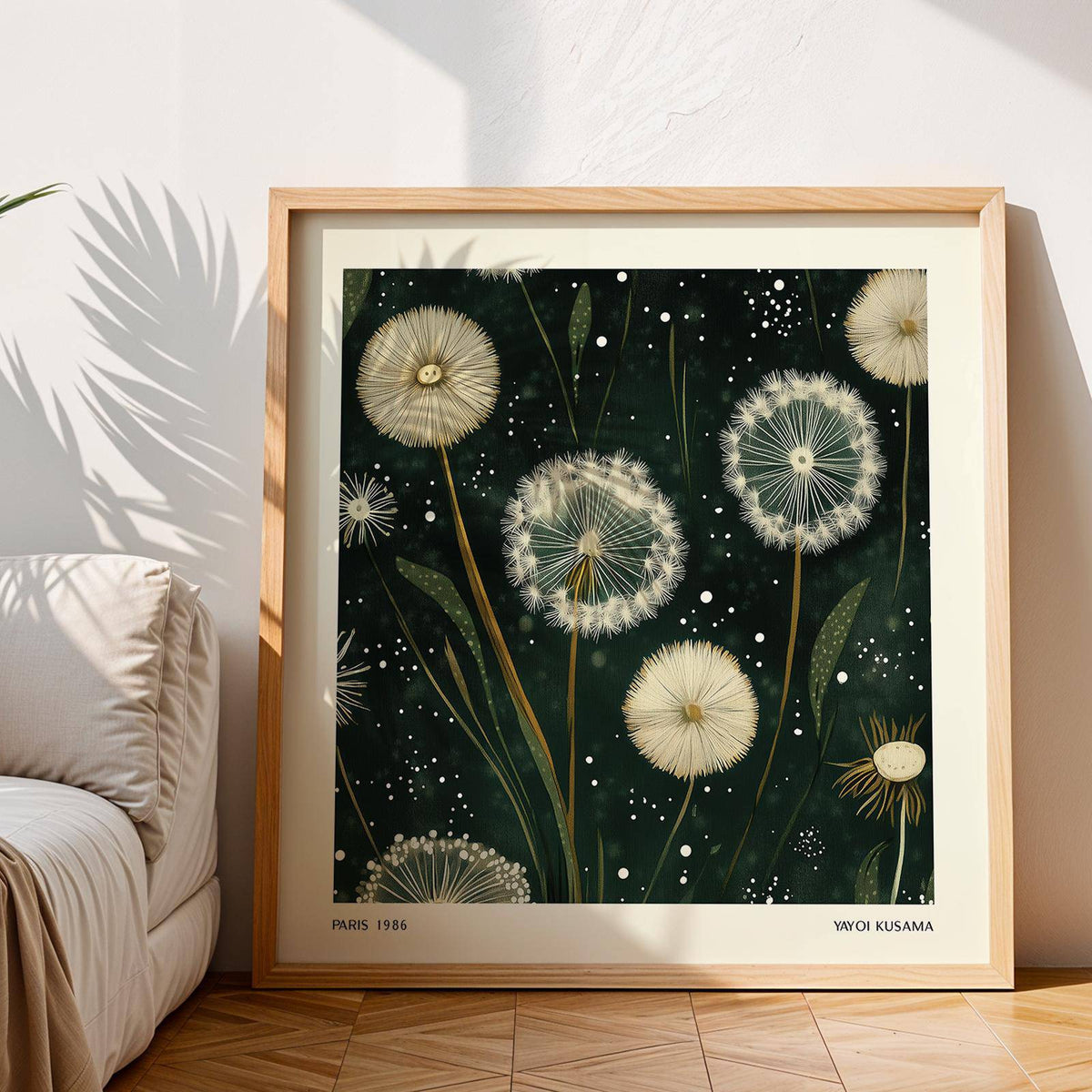 Minimalist square wall art perfect for serene interiors