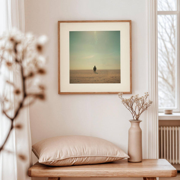 Dreamlike minimalist surrealism art for modern interiors