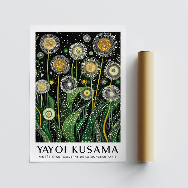 Contemporary botanical wall art showing field scene in abstract detail.