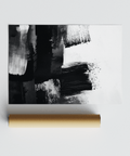 Artistic Black and White Art Print in Black and White for hallway display