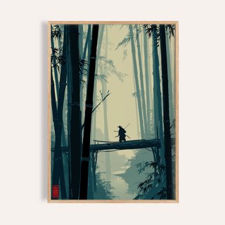 Japanese Bamboo Art Print