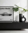 Aston Martin Art Print as Black and White art print for stylish office