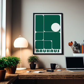 Contemporary art for office with bold angular design