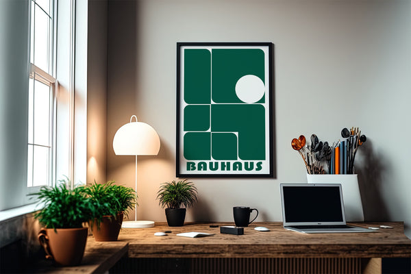 Contemporary art for office with bold angular design