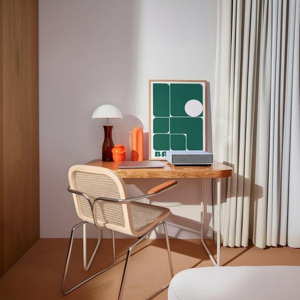 Office wall art for office spaces with abstract form