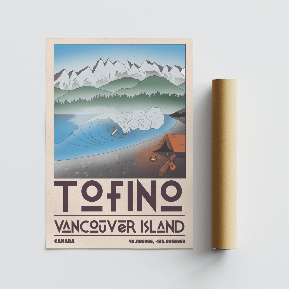 Lower section close-up highlighting Vancouver Island subtitle