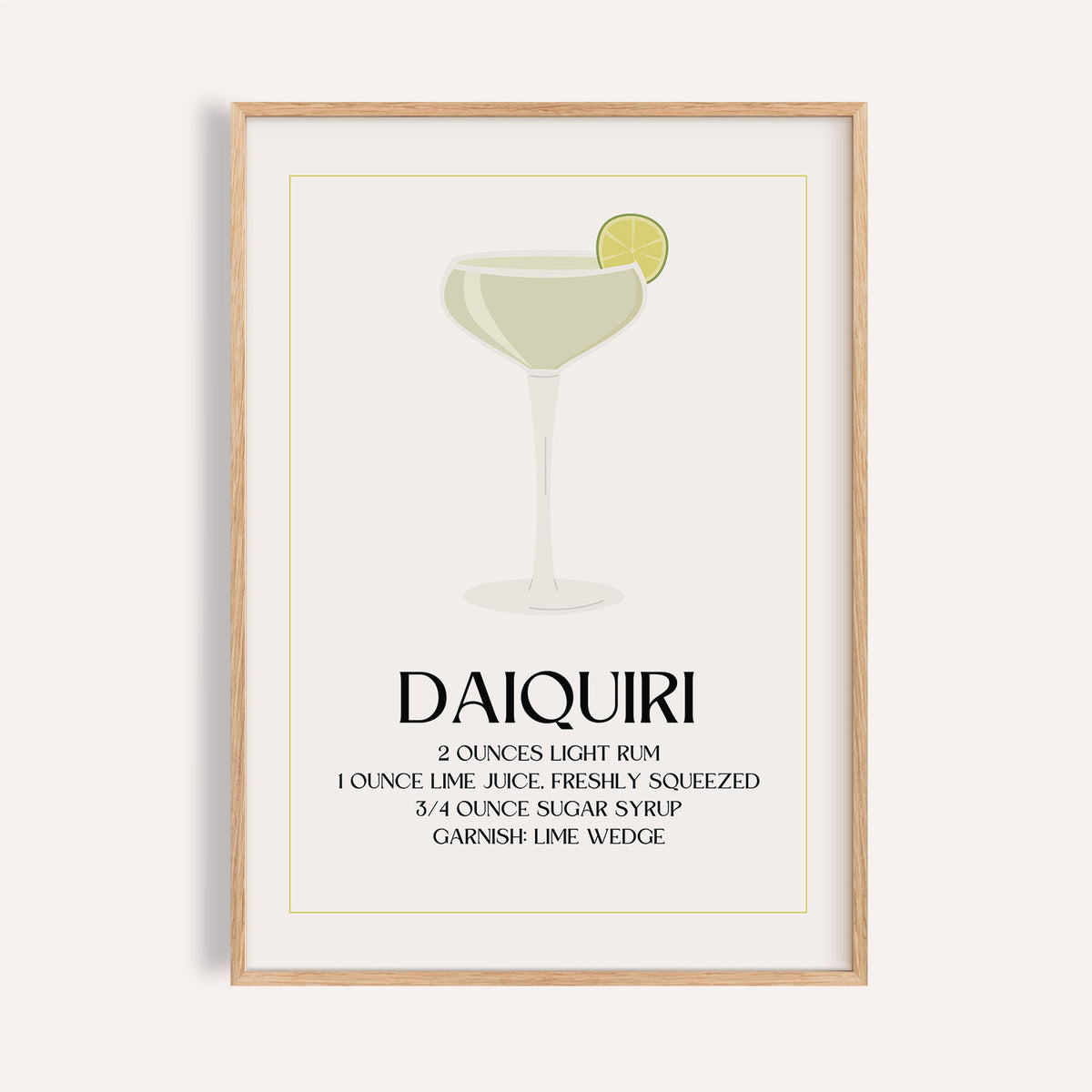 Minimalist kitchen pictures decor print in lime green for dining room walls

