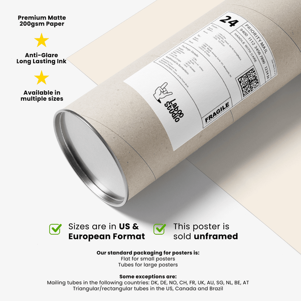 Typography Art Print featuring “Safe + Loved” beneath “This Is Our Little Haven” in orange serif letters