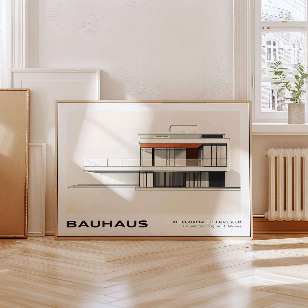 Architecture art print perfect for creative studios