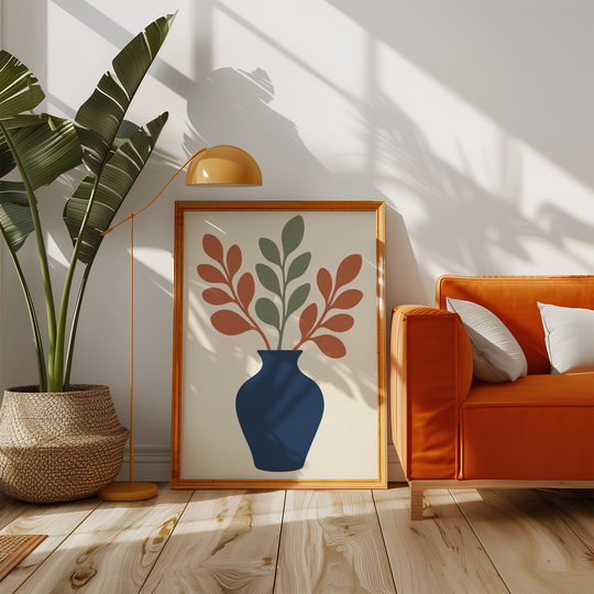 Navy Vase