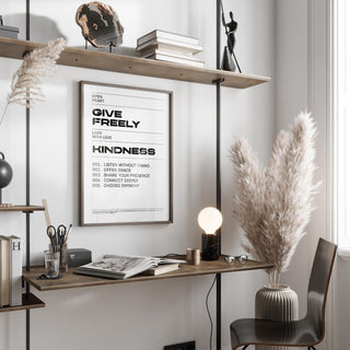 Clean and powerful Art with Quotes featuring empathy-driven affirmations.