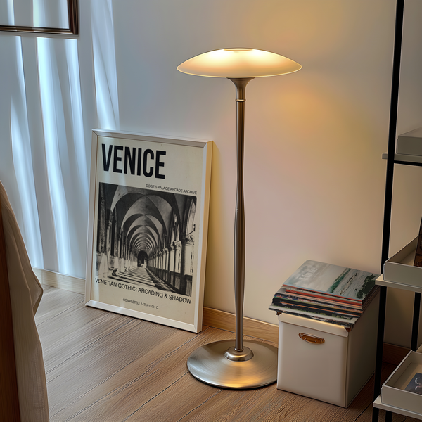 Text-forward wall art print reading “Venetian Gothic: Arcading & Shadow” with arcade image