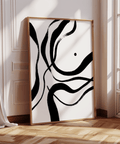 Minimal Black and White Art wall art featuring Black and White for office décor