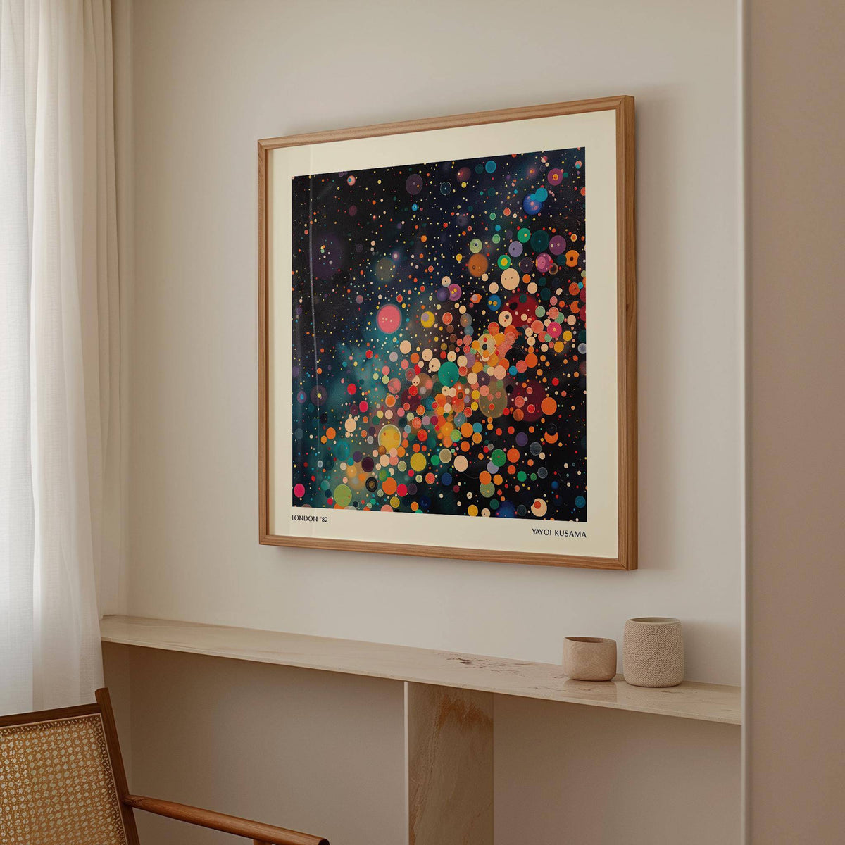 Home decor galaxy posters with a futuristic space theme
