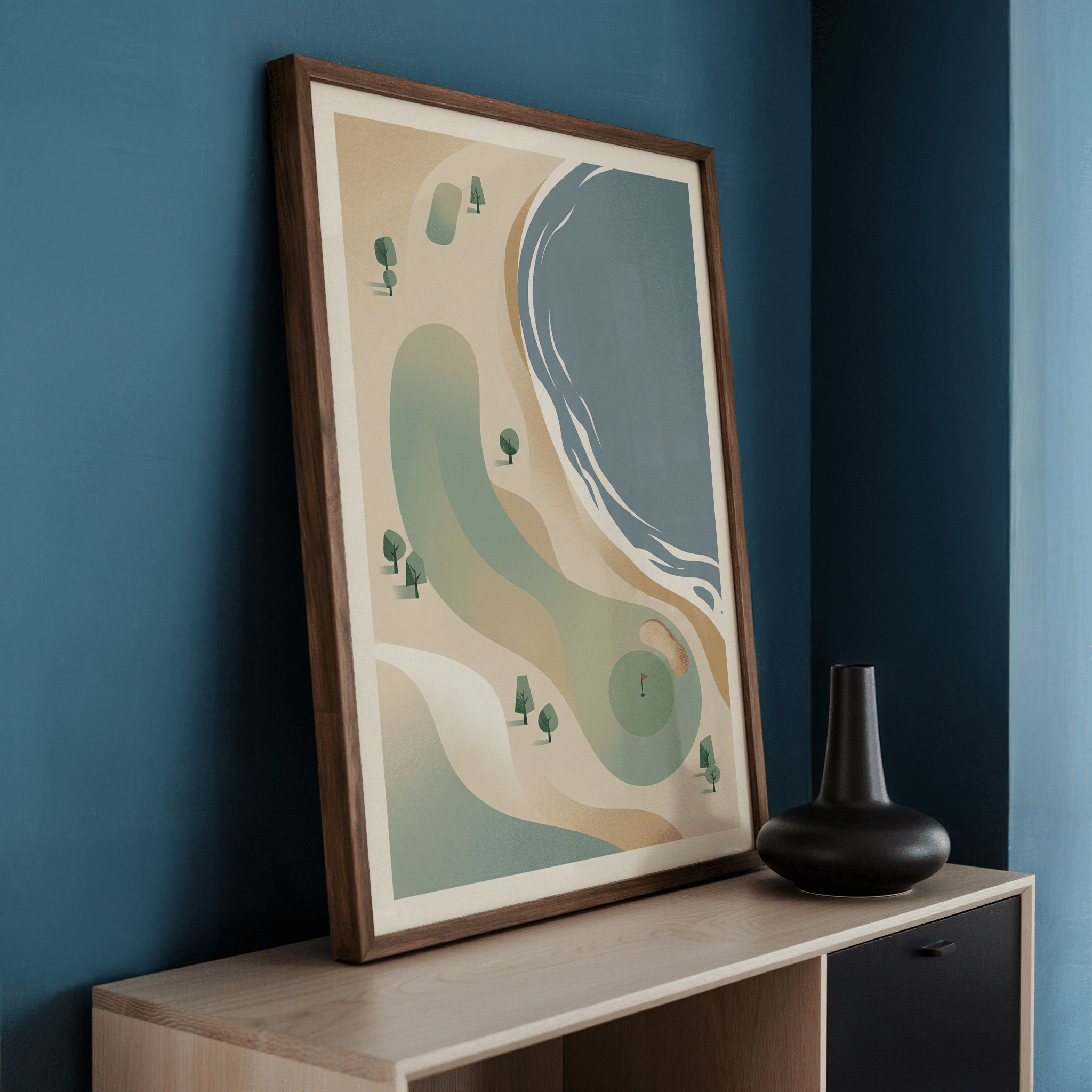 Sandige Grünlandschaft