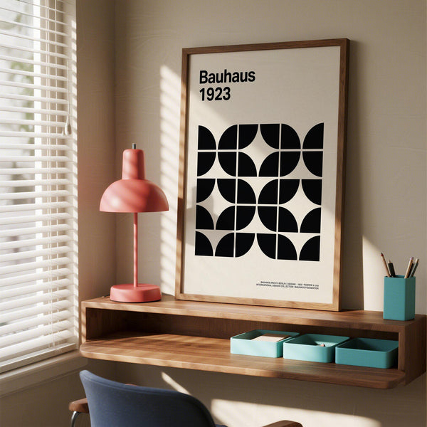 Bauhaus 1923 artwork featured as Pictures for Home Office.