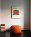 Clean and balanced layout in this modern geometric wall art poster.