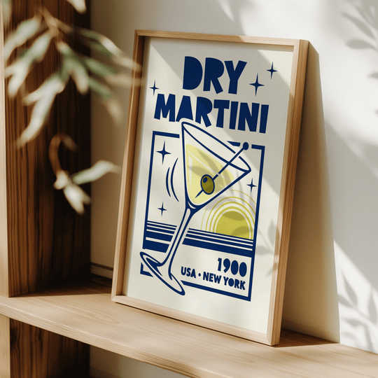 Trocken-Martini-Plakat