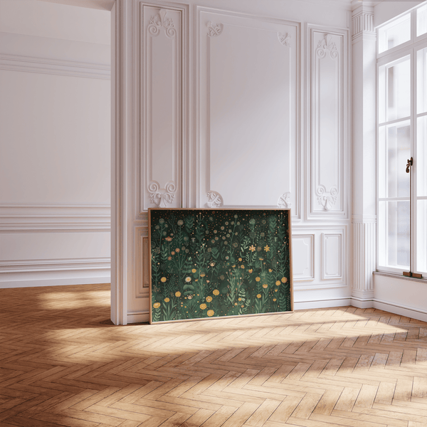 Floral artwork suited for modern bedroom decor