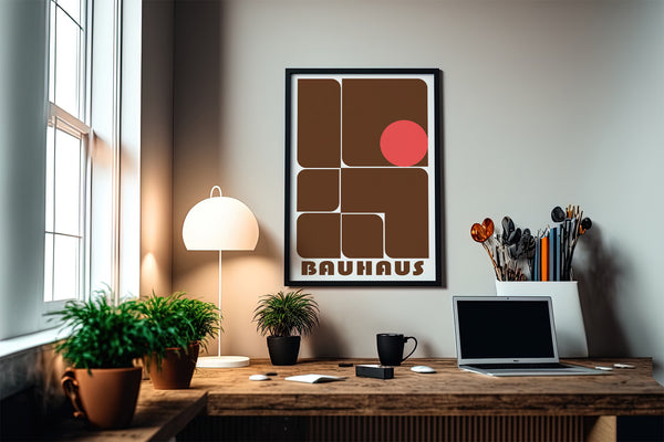 Vertical wall art for offices in modern creative studios