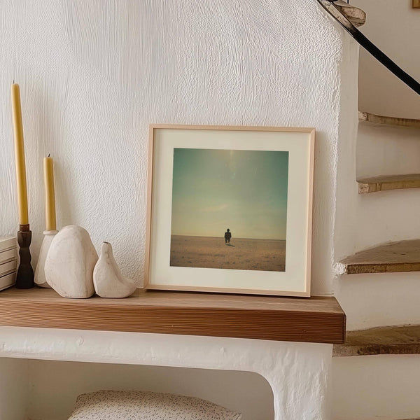 Unique minimalist surrealism art capturing solitude and space