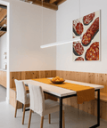 Italian Salami Print on a white background for modern kitchens