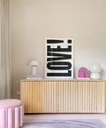 LOVE wall art for bedroom or living room.