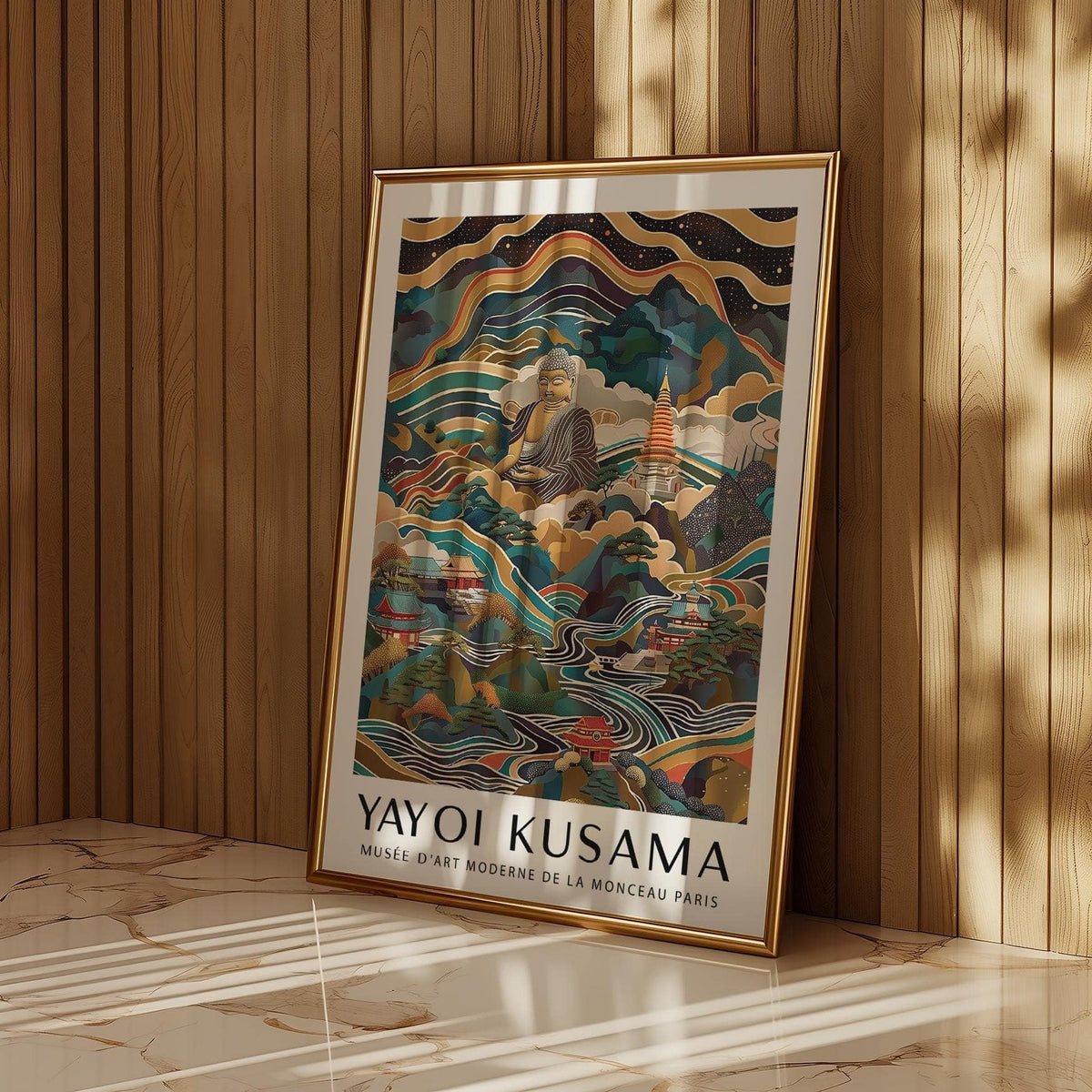Buddha poster perfect for relaxation and mindfulness