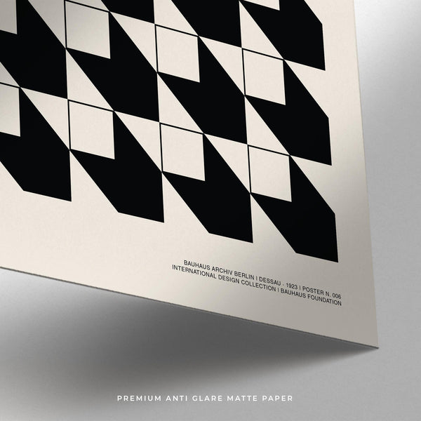 Minimalist wall art with bold angles used as Pictures for a Home Office.