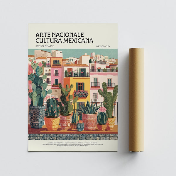 Latin American Wall Art showing sunlit pots and urban detail.