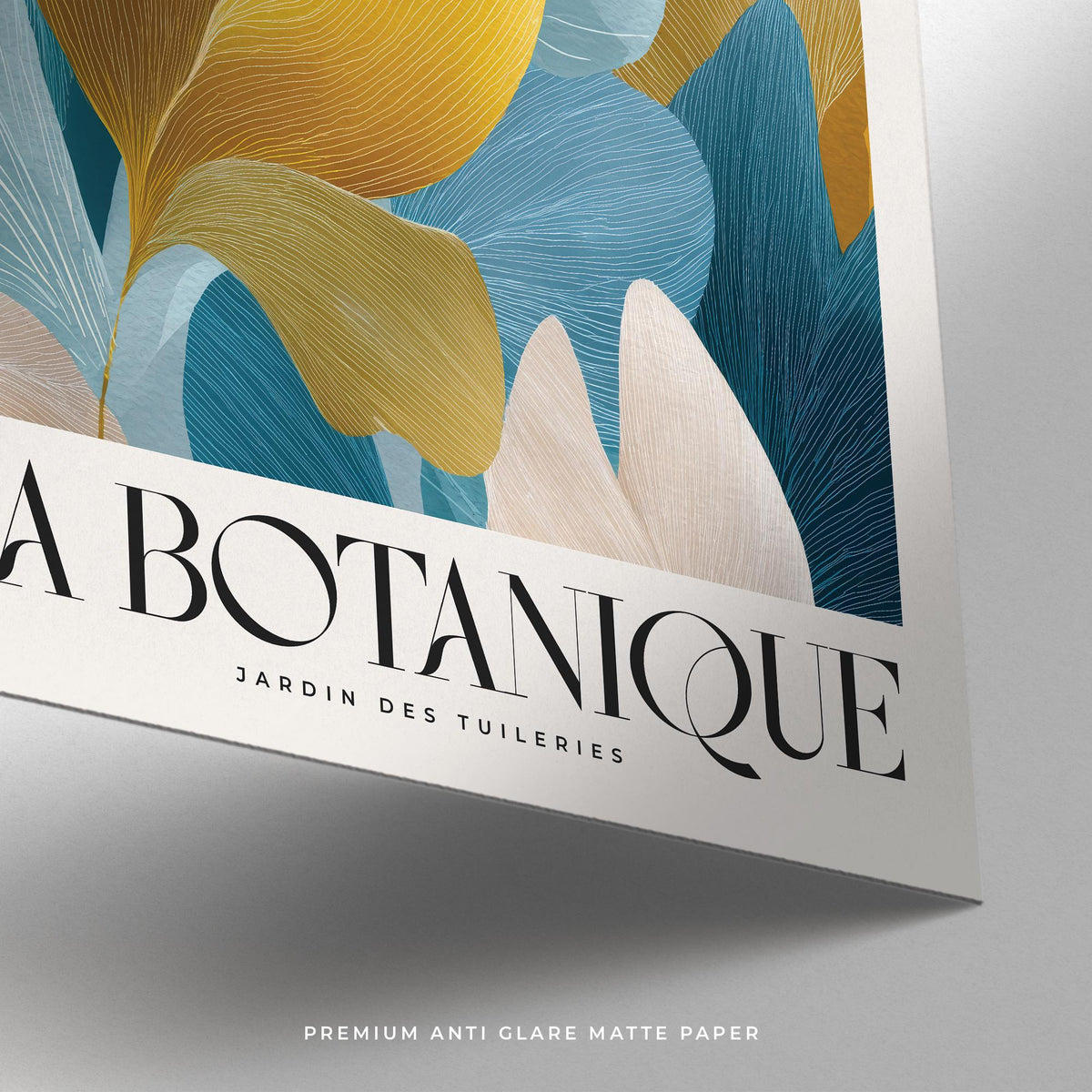 Premium matte paper poster, luxurious wall art in nature style