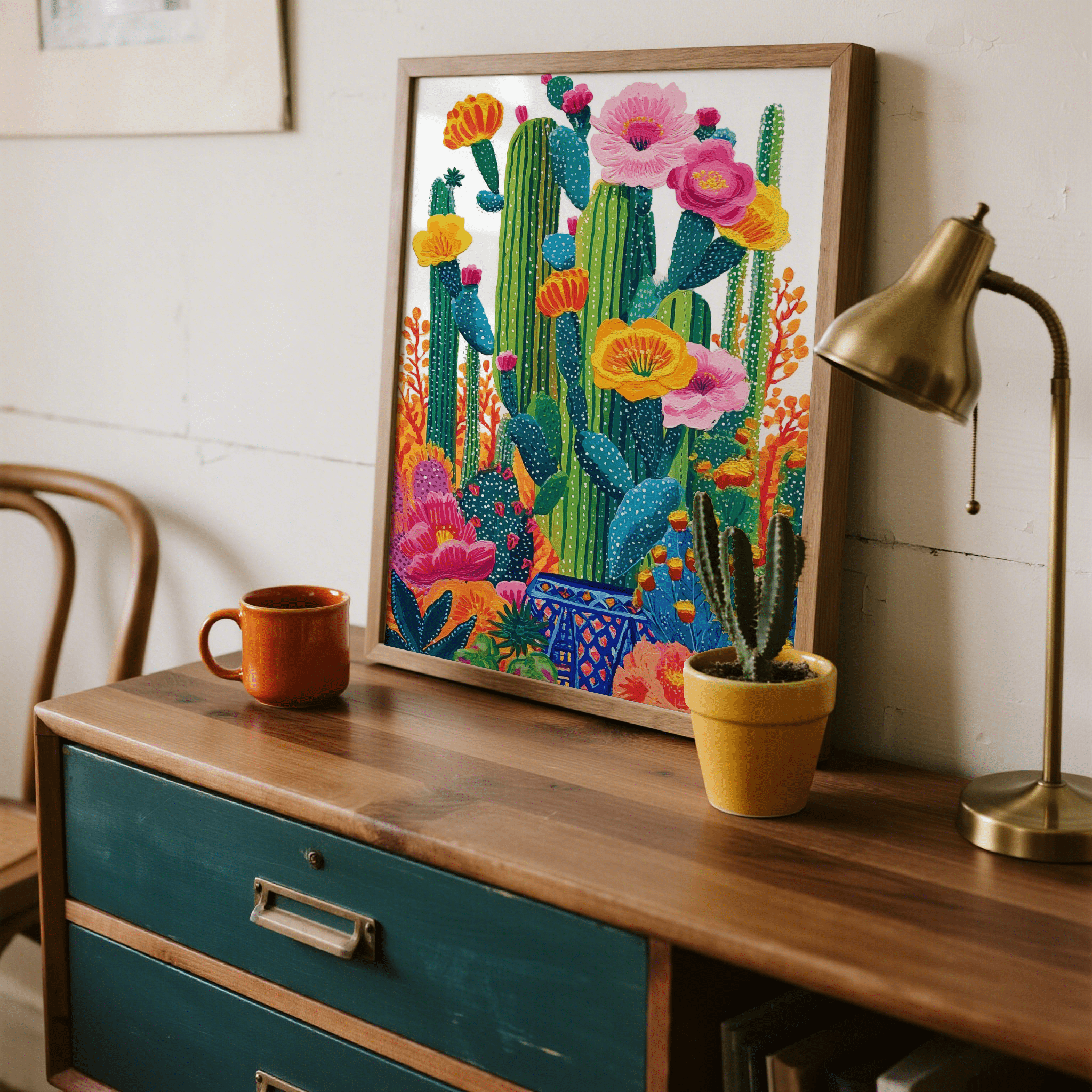 Cactus Garden Poster