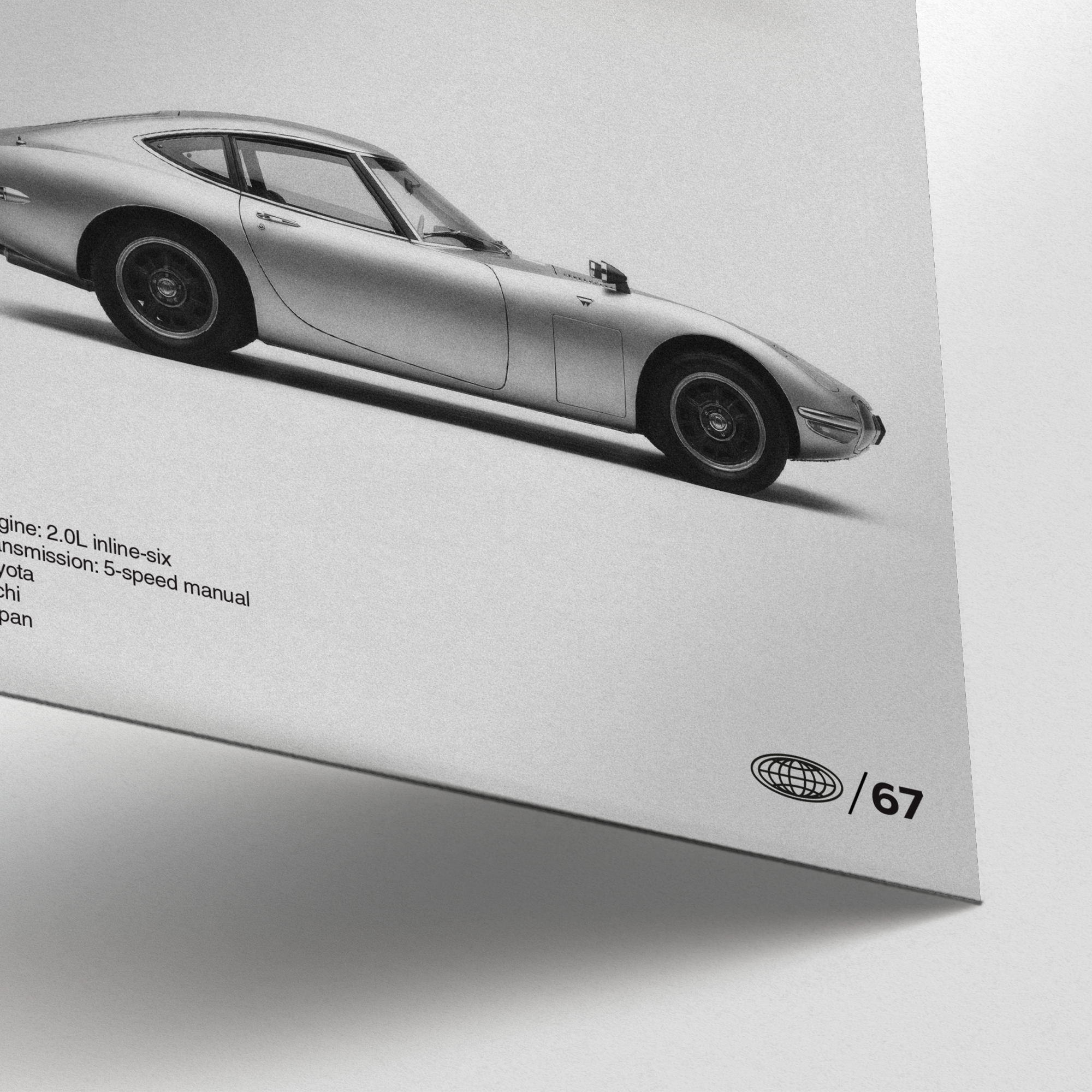 Toyota 2000GT Poster