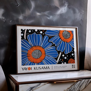 Unique flower art print for eclectic and contemporary spaces