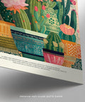 Botanical-themed Mexican wall art for living room decor with cultural charm.