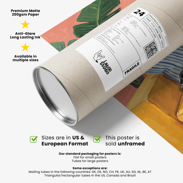 Cheerful Black Lab Wall Art, Yellow sofa, Black dog, Green plants for family room, print