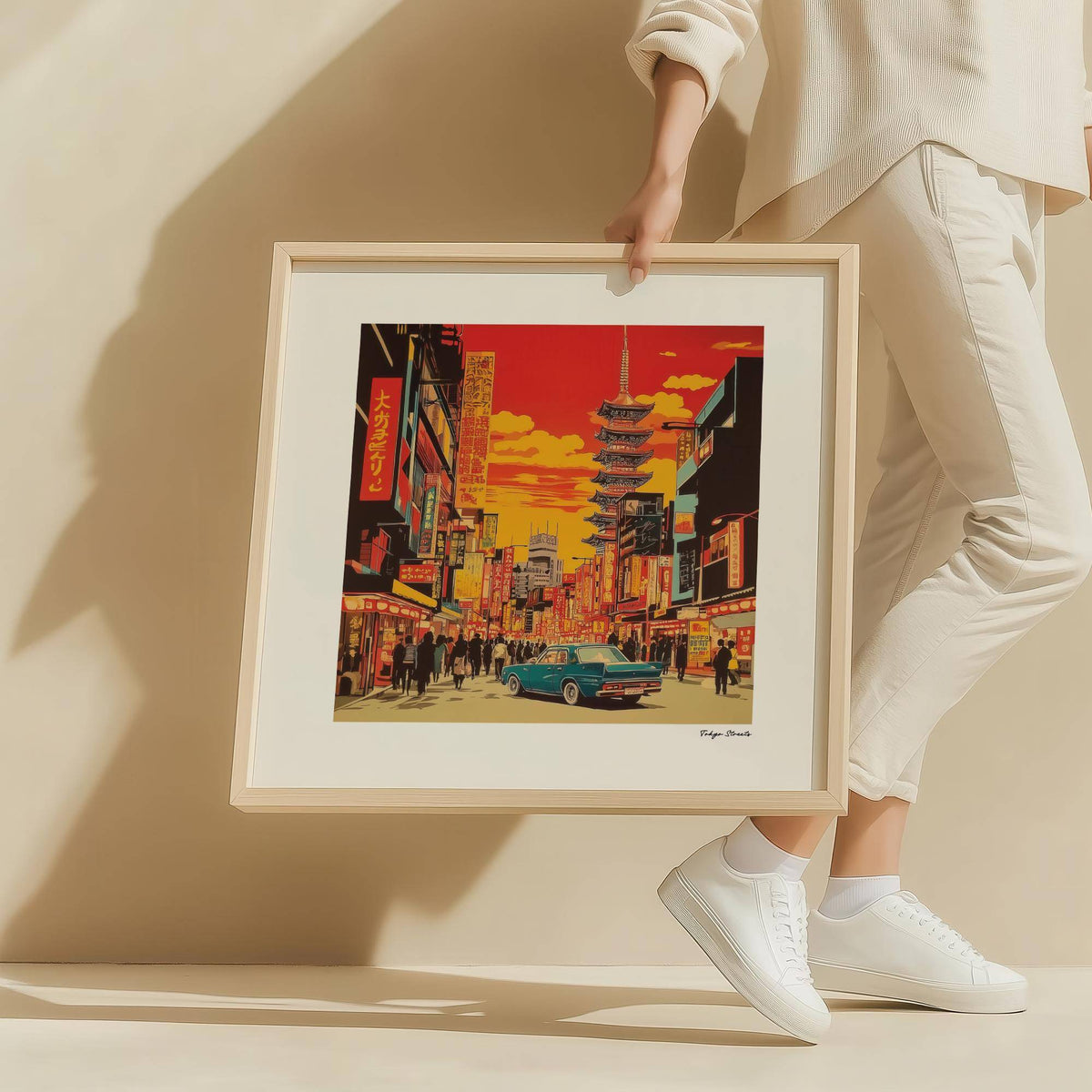 Nostalgic Tokyo-inspired Japonise art for minimalist interiors