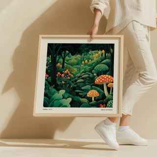 framed enchanted forest wall art for whimsical interiors